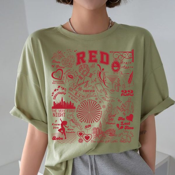 All Too Well – Red All Too Well Comfort Colors Shirt