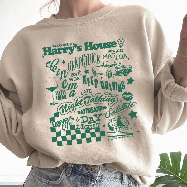Harry Style Shirt – Harry’s House Track List Sweatshirt