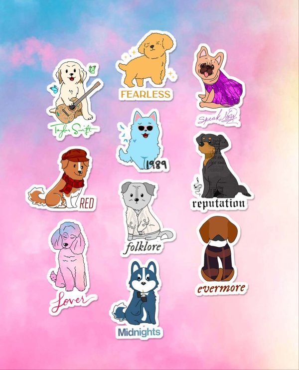 Dog album stickers
