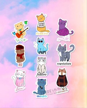 Cat album stickers