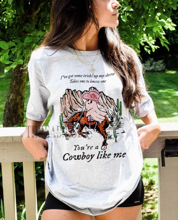 Retro Ghost Cowboy Like Me Shirt