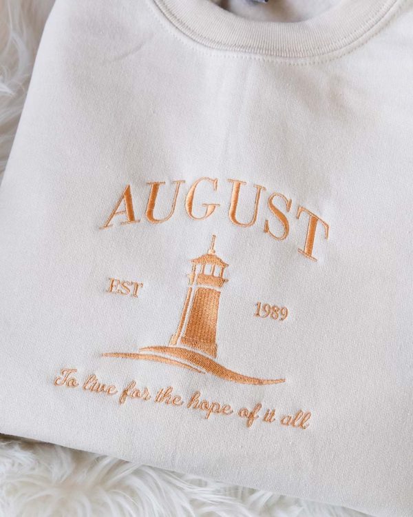 August – Embroidered Sweatshirt