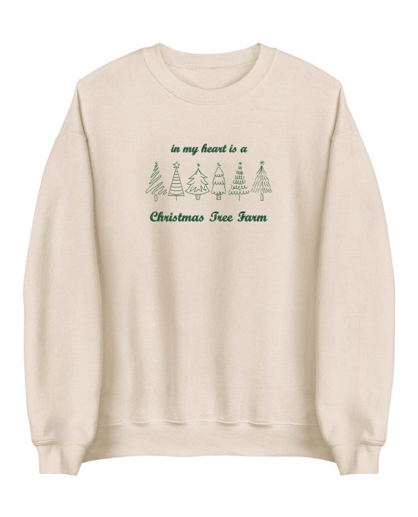 Christmas Tree Farm – Embroidered Sweatshirt