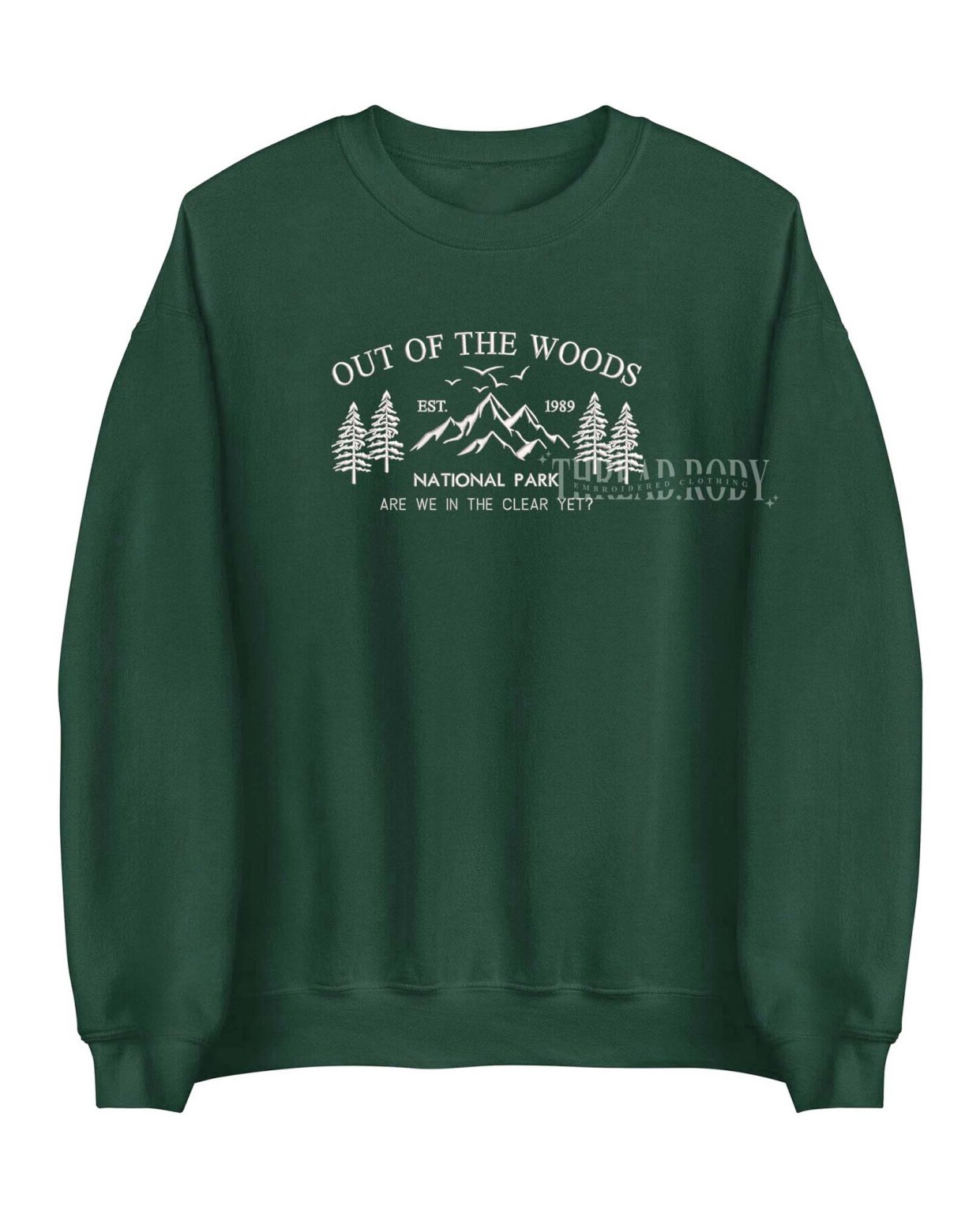 Out Of The Woods National Park – Embroidered Sweatshirt - Thread Rody