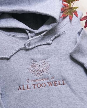 All Too Well – Embroidered Hoodie, Sweatshirt