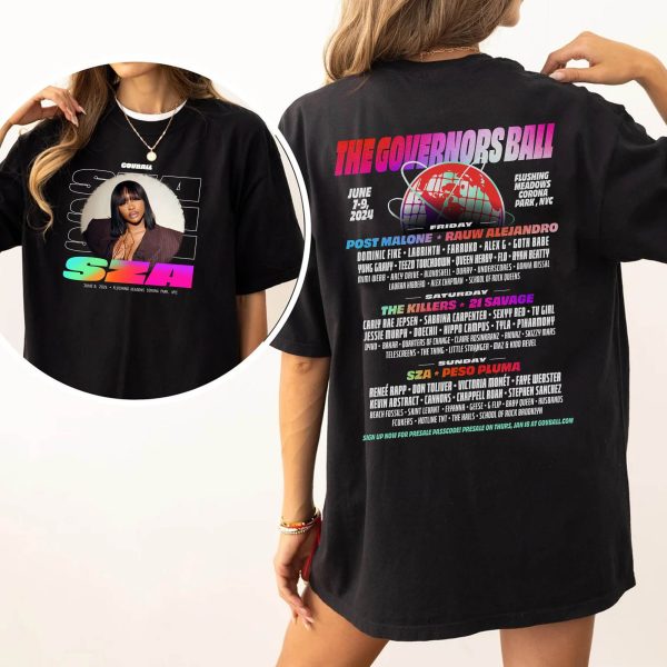 SZA Governors Ball Shirt