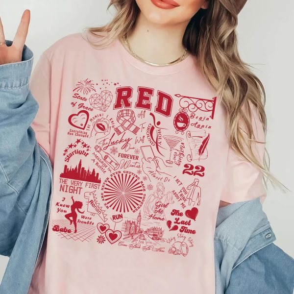 Comfort Colors – Red Tracklist Shirt