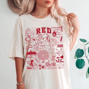 Comfort Colors – Red Tracklist Shirt