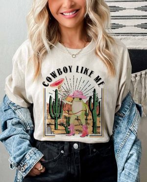 Frog Cowboy Like Me Shirt