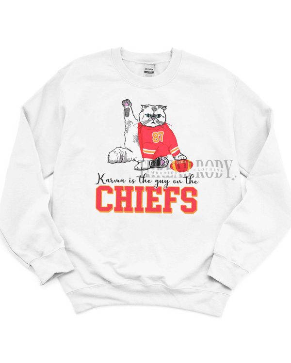 Karma Cat Is The Guy Sweatshirt
