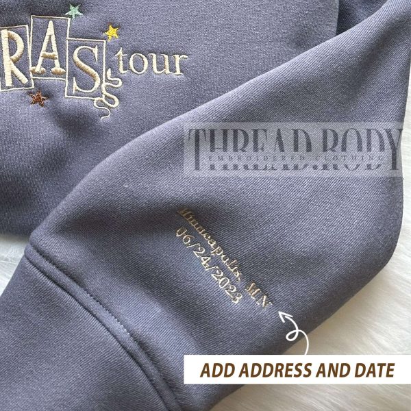Eras Tour Embroidered – Sleeve Custom