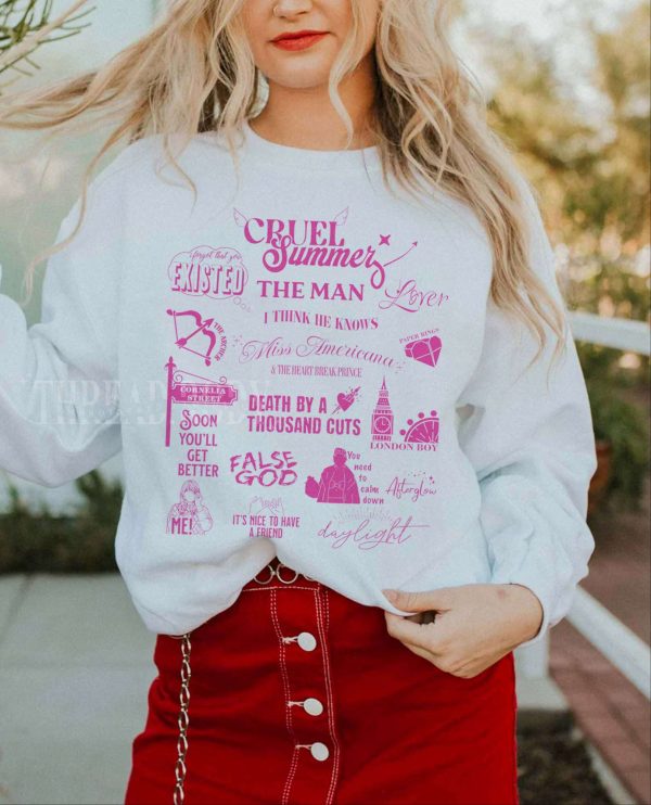 Lover Tracklist Sweatshirt