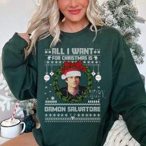 Damon – All I want for this Christmas sweatshirt