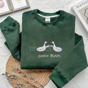 Goose Bumps – Embroidered Sweatshirt