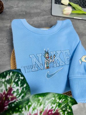 Rick and Morty Embroidered Sweatshirt