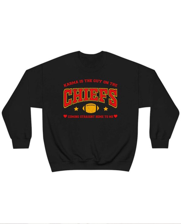 Karma Is The Guy On The Chiefs Sweatshirt