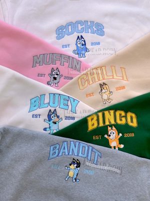 Bluey Embroidered Sweatshirt