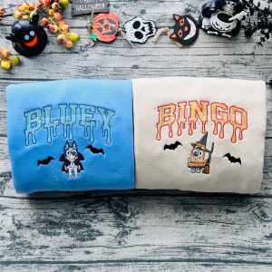 Bluey and Bingo Spooky – Embroidered Sweatshirt