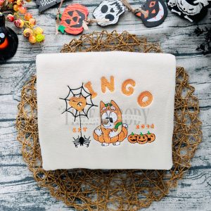 Bluey and Bingo 2 Spooky – Embroidered Sweatshirt