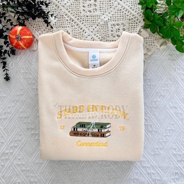 Stars Hollow Connecticut 1779 – Embroidered Sweatshirt